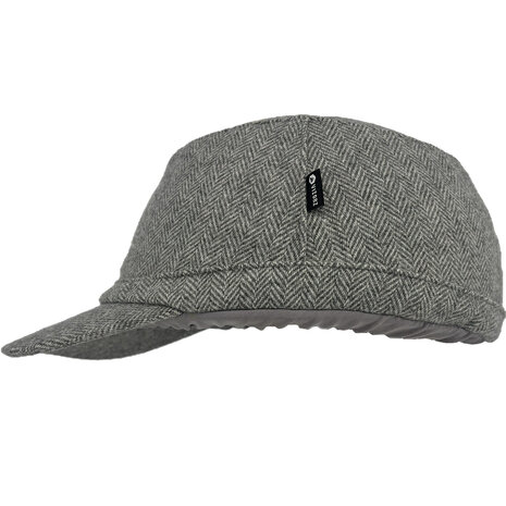 Vizorz SwitchCap housse de casque de v&eacute;lo - Grey woolly cap
