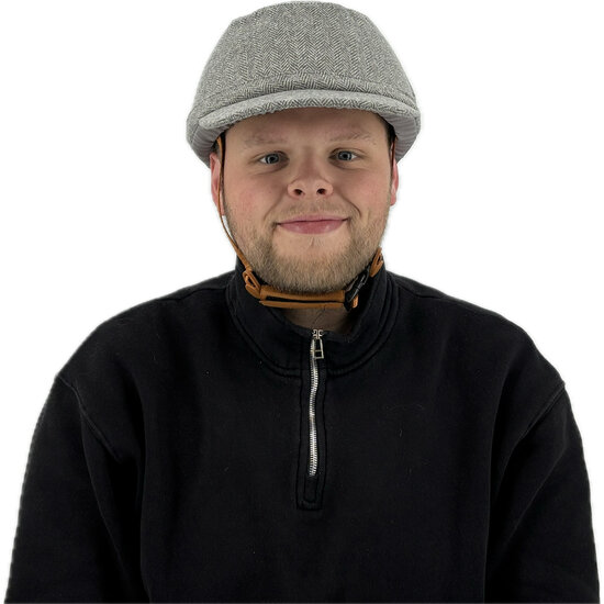 Vizorz SwitchCap casques de v&eacute;lo - Grey woolly cap