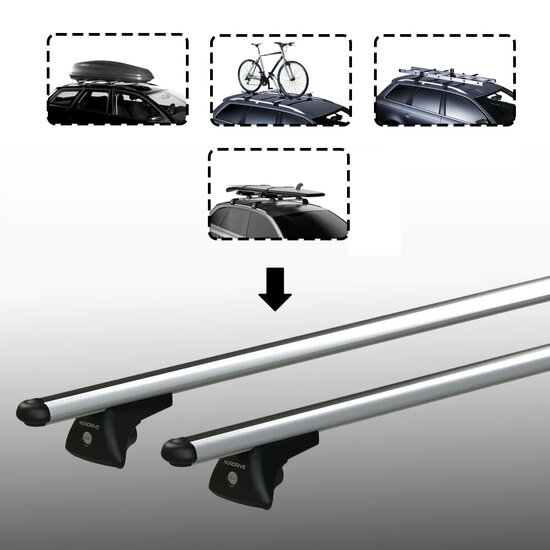 Nordrive barres de toit Opel Zafira 2005 - 2011