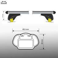 Nordrive barres de toit Audi Q5 2017 - 2020