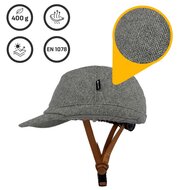 Vizorz SwitchCap casques de v&eacute;lo - Grey woolly cap