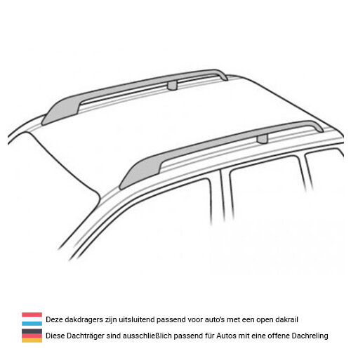 Barres de toir Audi A4 Avant / Break 2002 t/m 2007