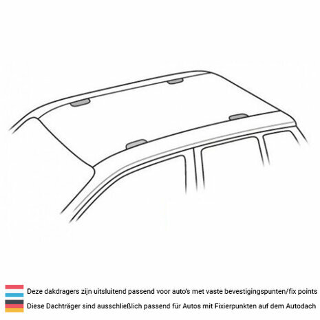 Barres de toit Opel Astra (J) 5 portes 2010-2016