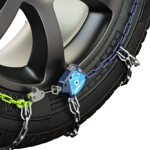 Cha&icirc;nes de neige Veriga Stop &amp; Go SUV 13mm tension automatique Audi Q3 2011-2018 taille des pneus 215/65R16