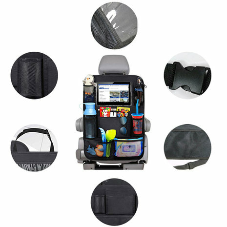 Organisateur de si&egrave;ge de voiture pratique avec porte-tablette