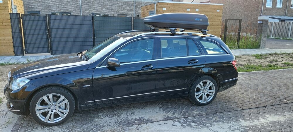 Coffre de toit PerfectFit 400 Litre + Barre de toit Volvo XC90 SUV &aacute; partir de 2015