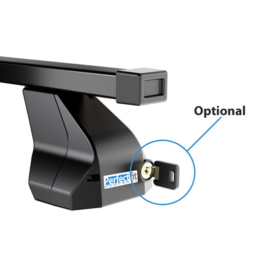 Coffre de toit PerfectFit 400 Litre + Barre de toit Jaguar XF 4 portes Berline 2008 - 2015