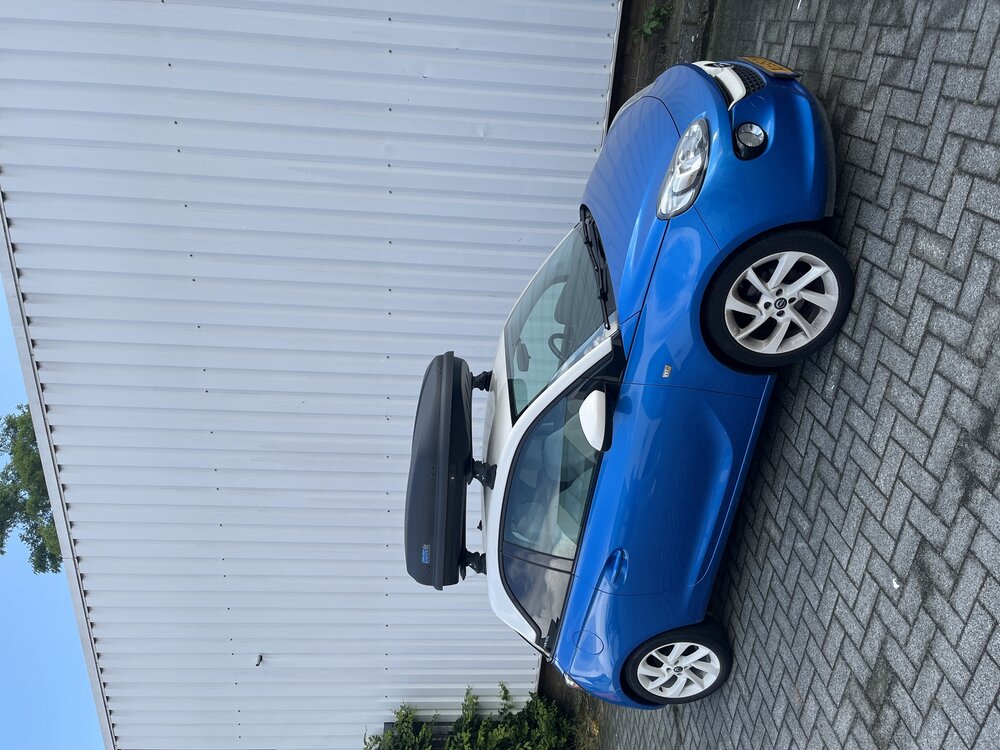 Coffre de toit PerfectFit 400 Litre + Barre de toit Opel Adam 3 portes &agrave; partir de 2013