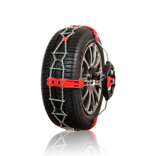 Cha&icirc;nes de neige frontales Modula polaire grip steel Porsche Taycan &agrave; partir de 2020 taille des pneus 305/30R21