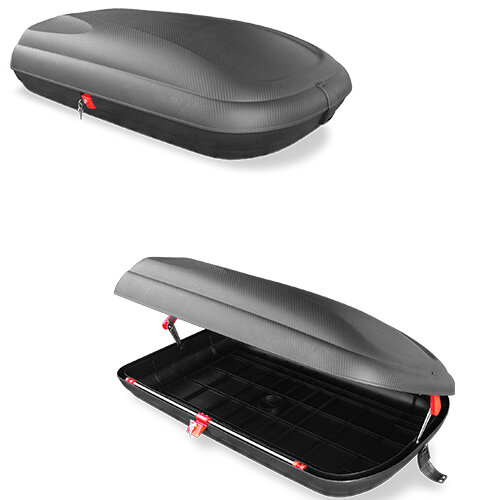 ArtPlast coffre de toit 320 liter + PerfectFit barres de toit Audi A3 Sportback 2013 - 2020