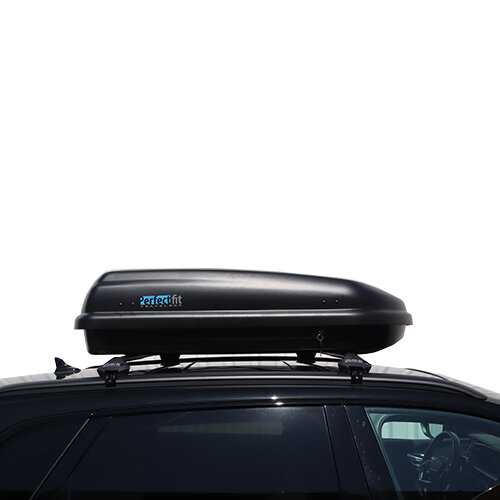 PerfectFit coffre de toit 400 litre + PerfectFit barres de toit Audi A3 Sportback 2013 - 2020