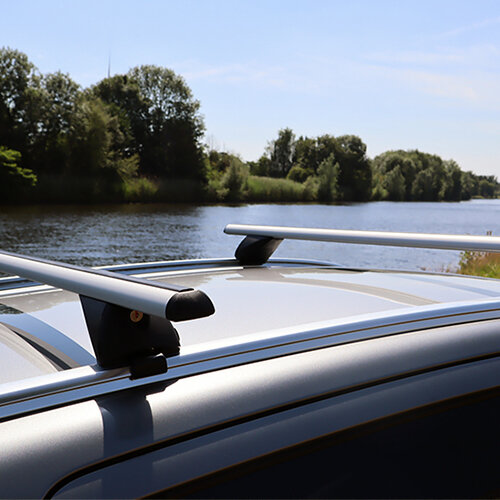 PerfectFit coffre de toit 500 liter + PerfectFit barres de toit Hyundai ix35 2010 - 2015