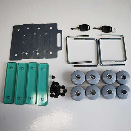 PerfectFit coffre de toit 400 liter + Nordrive barres de toit Fiat Ulysse - Met T-track MPV 01/1994 - 12/2010