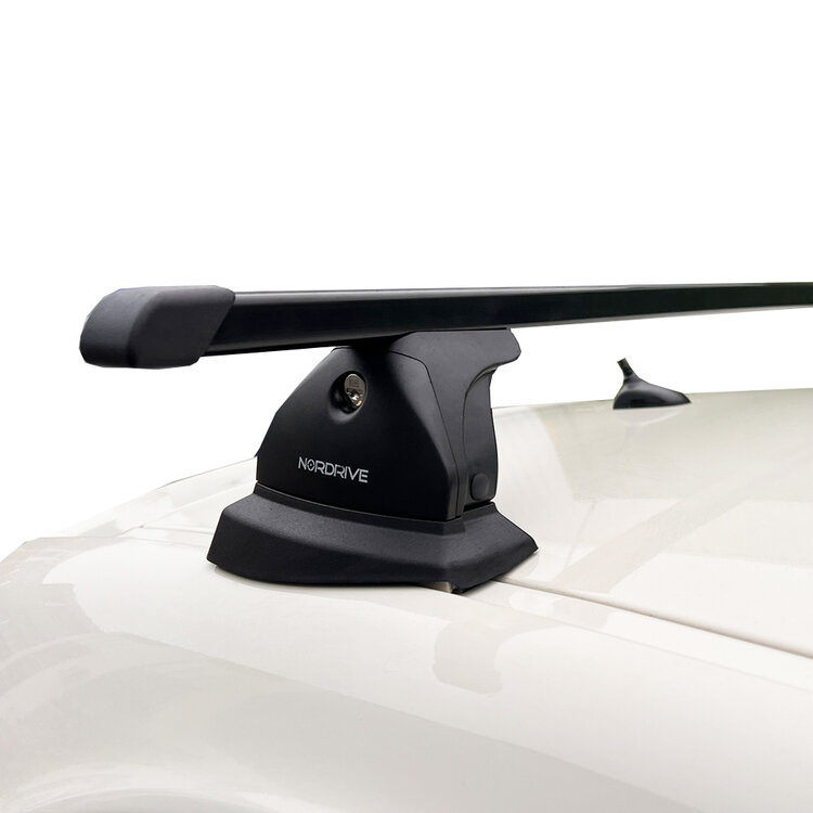 PerfectFit coffre de toit 440 Liter + Nordrive barres de toit Fiat Ulysse - Met T-track MPV 01/1994 - 12/2010