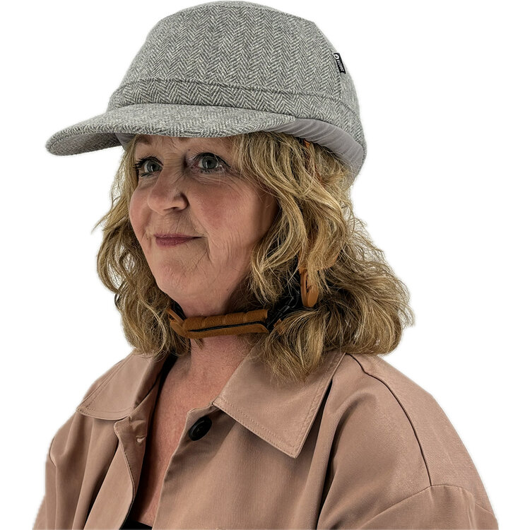 Vizorz SwitchCap casques de v&eacute;lo - Grey woolly cap