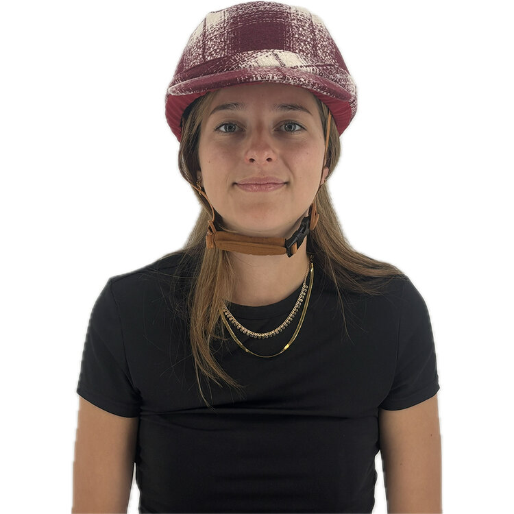 Vizorz SwitchCap casques de v&eacute;lo - Woolly cherry cap