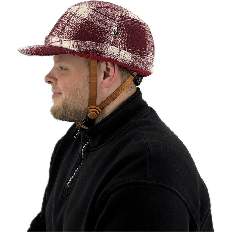 Vizorz SwitchCap casques de v&eacute;lo - Woolly cherry cap