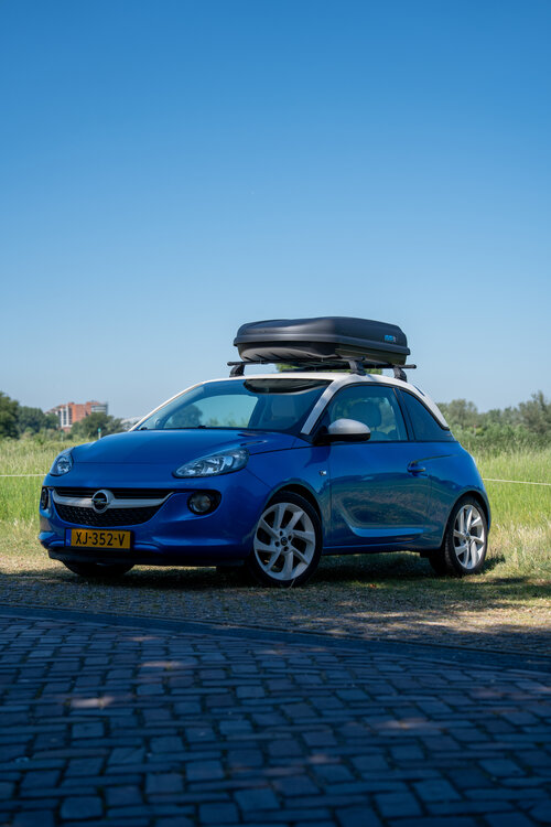 Coffre de toit PerfectFit 400 Litre + Barre de toit PerfectFit Volkswagen Passat Variant (B5) break 1997 - 2005