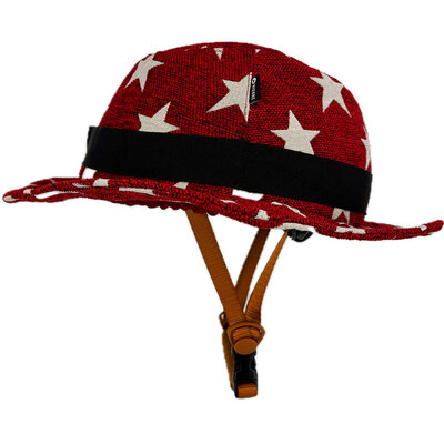 Vizorz SwitchCap casques de v&eacute;lo - Red stars stylish