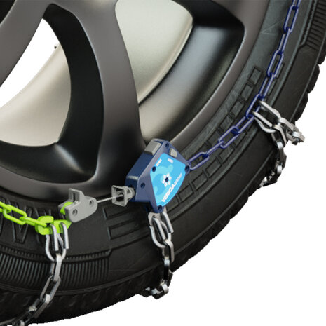 Cha&icirc;nes de neige Veriga Stop &amp; Go SUV 13mm tension automatique Bmw X6 &agrave; partir de 2020 taille des pneus 265/50R19