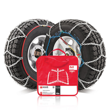 Cha&icirc;nes de neige Snovit SUV / 4X4 / Camping-car / Van - 16mm BMW X6 &agrave; partir de 2014 taille de pneu 255/50R19