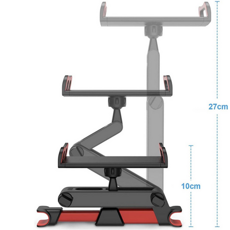Support pour t&eacute;l&eacute;phone / tablette pour une utilisation en voiture