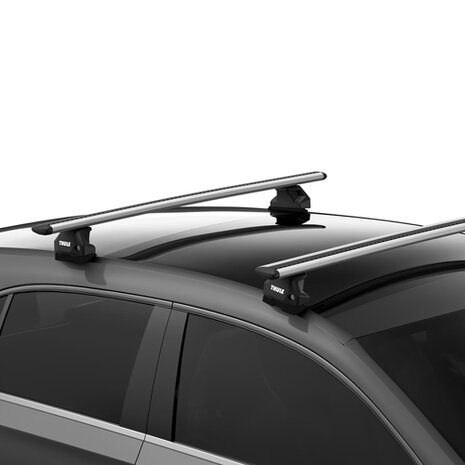 Thule barres de toit Mercedes C-Klasse (W204 avec verri&egrave;re) 4 portes Berline 2007 - 2014