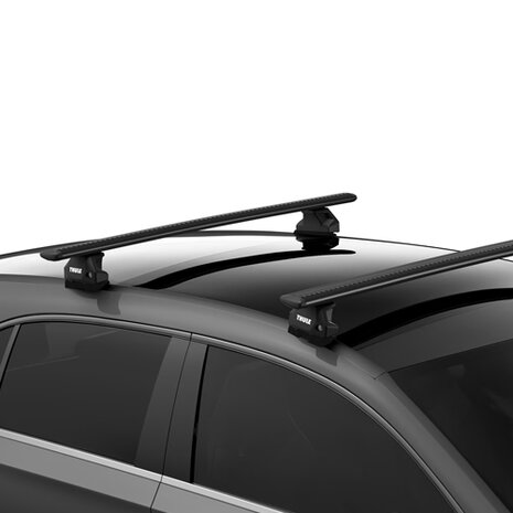 Thule barres de toit Mercedes C-Klasse (W204 avec verri&egrave;re) 4 portes Berline 2007 - 2014