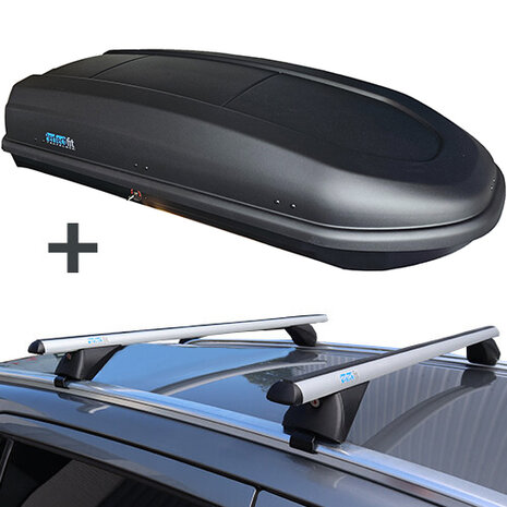 PerfectFit coffre de toit 440 Litre + PerfectFit Barre de toits Byd Seal U &agrave; partir de 2024