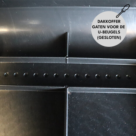 Artplast coffre de toit 400 litre + Perfectfit barres de toit Audi Q5 2008 - 2017