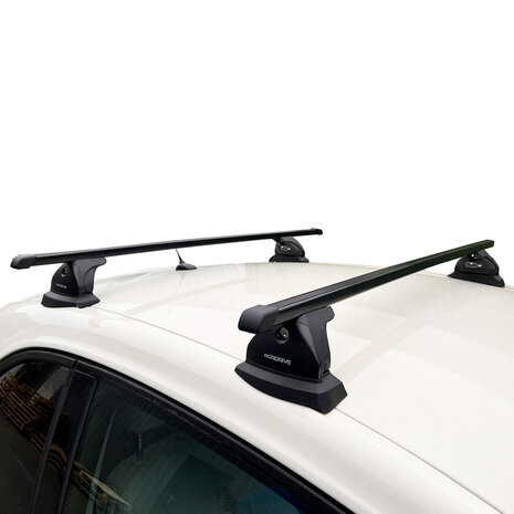 PerfectFit coffre de toit 440 Liter + Nordrive barres de toit Fiat Ulysse - Met T-track MPV 01/1994 - 12/2010