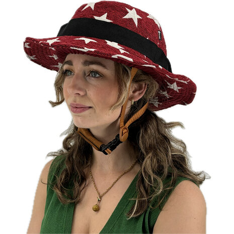 Vizorz SwitchCap casques de v&eacute;lo - Red stars classic