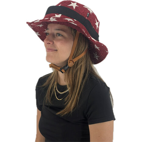 Vizorz SwitchCap casques de v&eacute;lo - Red stars classic