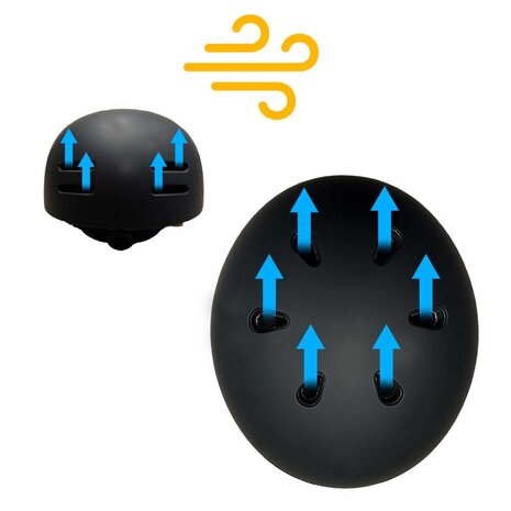 Vizorz SwitchCap casques de v&eacute;lo - Black shiny classic