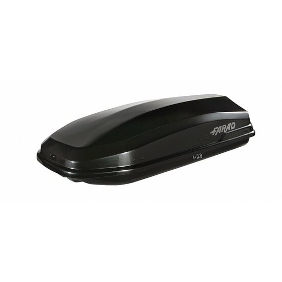 Farad Coffre de toit Torpedo Noir Mat N9 400 Litre