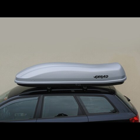Farad Coffre de toit Marlin Gris Mat N11 530 Litre