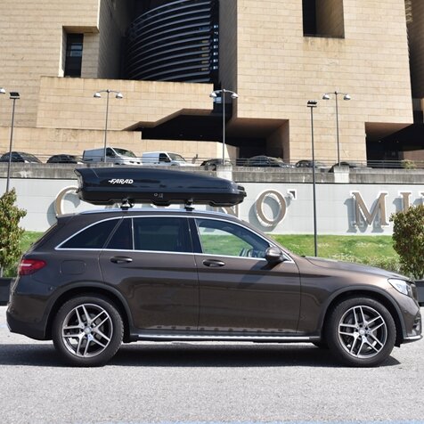 Farad Coffre de toit Koral Noir Mat N19 400 Litre