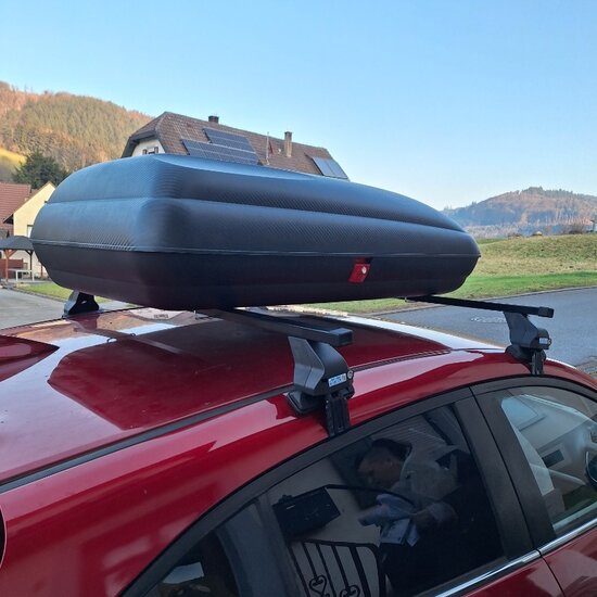 ArtPlast coffre de toit 320 liter + PerfectFit barres de toit Toyota Camry &agrave; partir de 2017
