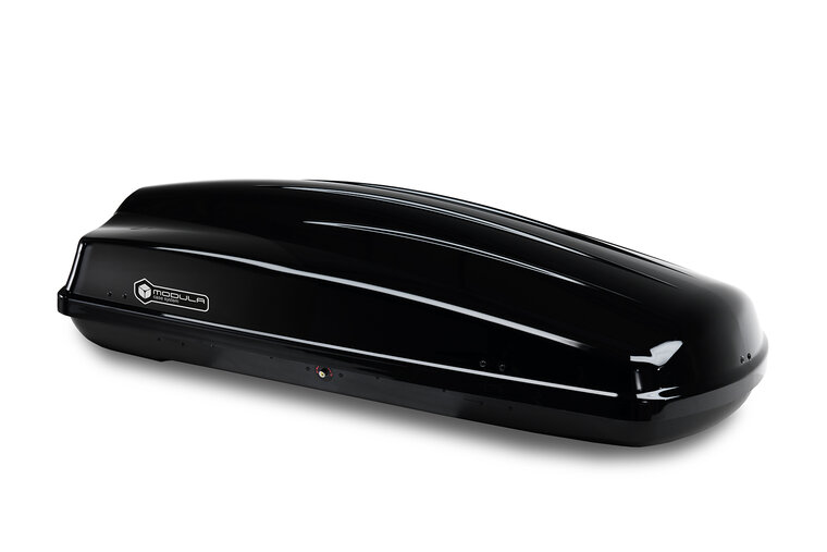 Coffre de toit 430 Litre Modula Ciao noir brillant