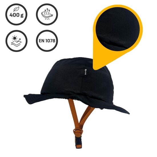 Vizorz SwitchCap casques de v&eacute;lo - Black shiny classic