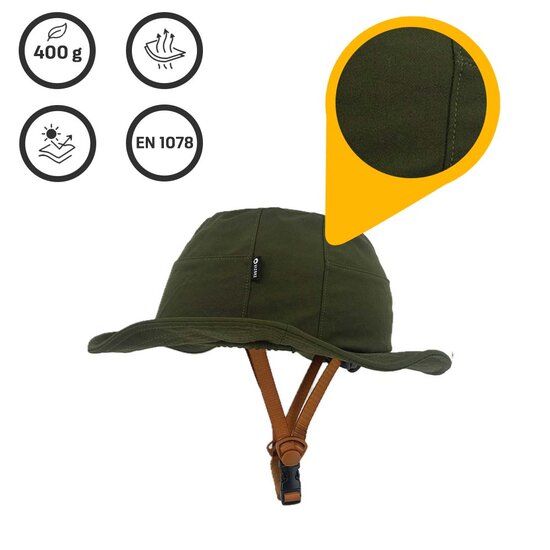 Vizorz SwitchCap casques de v&eacute;lo - Green sunny classic