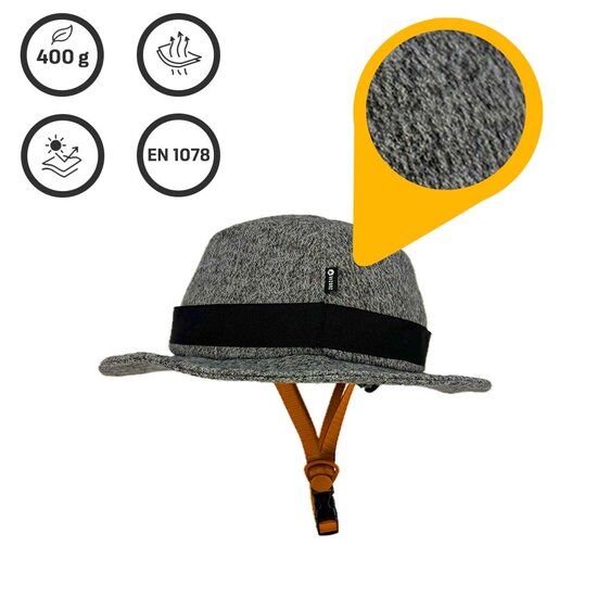 Vizorz SwitchCap casques de v&eacute;lo - Grey woolly stylish