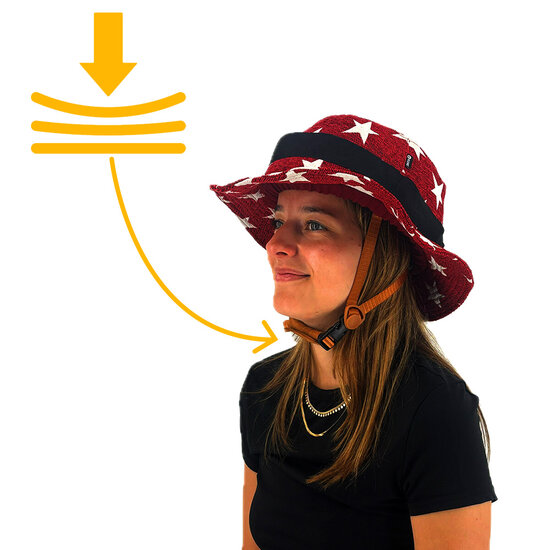 Vizorz SwitchCap casques de v&eacute;lo - Red stars stylish