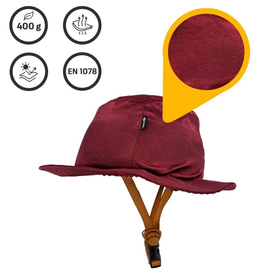 Vizorz SwitchCap casques de v&eacute;lo - Red shiny classic