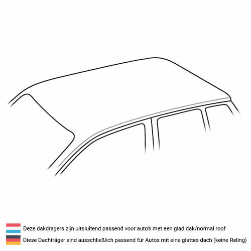 Barres de toit Polestar 2 &agrave; partir de 2020