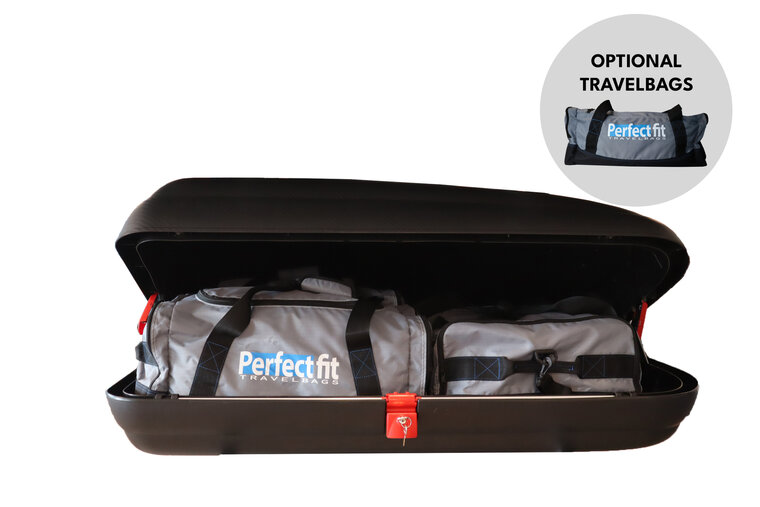 ArtPlast coffre de toit 320 litre + PerfectFit barres de toit Peugeot E-5008 &agrave; partir de 2024