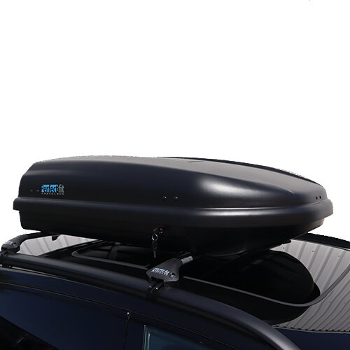 PerfectFit coffre de toit 400 litre + PerfectFit barres de toit Peugeot 308 &agrave; partir de 2022