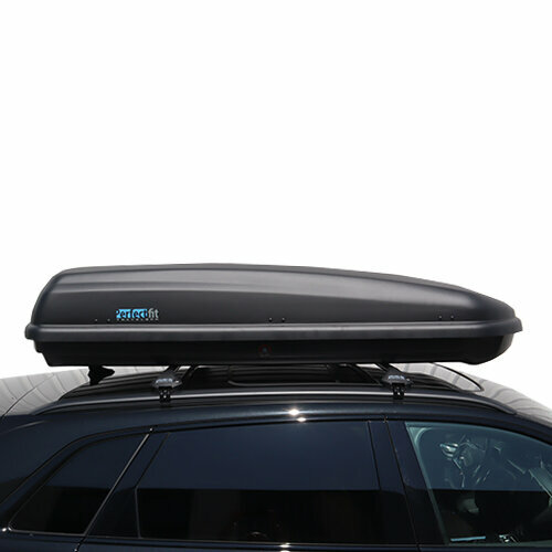 PerfectFit coffre de toit 500 litre + PerfectFit barres de toit Peugeot 4008 2012 - 2017