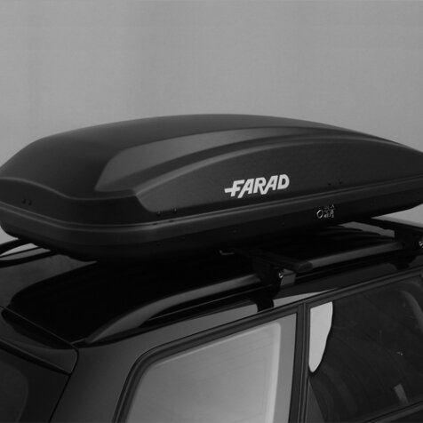 Farad coffre de toit N18 430 litre + PerfectFit barres de toit Citro&euml;n C4 Aircross 2012 - 2018