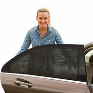 Auvents de voiture - les auvents de portes arri&egrave;re sont toujours adapt&eacute;s &agrave; une couverture &agrave; 100%.
